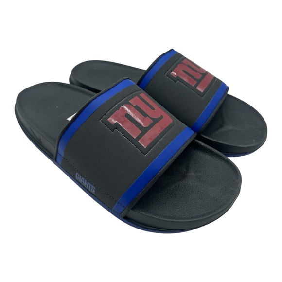 Nike Offcourt New York Giants Slides Men Sz 10 Blue Black Sandals NFL DD0526-002 - Picture 1 of 10